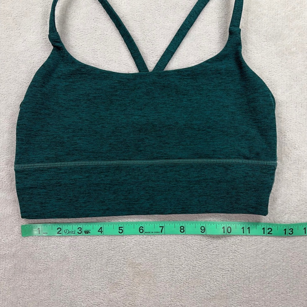 Vuori Long Line Elevation Bra Women Small Forest Green Strappy Back  Activewear - Picture 6 of 8